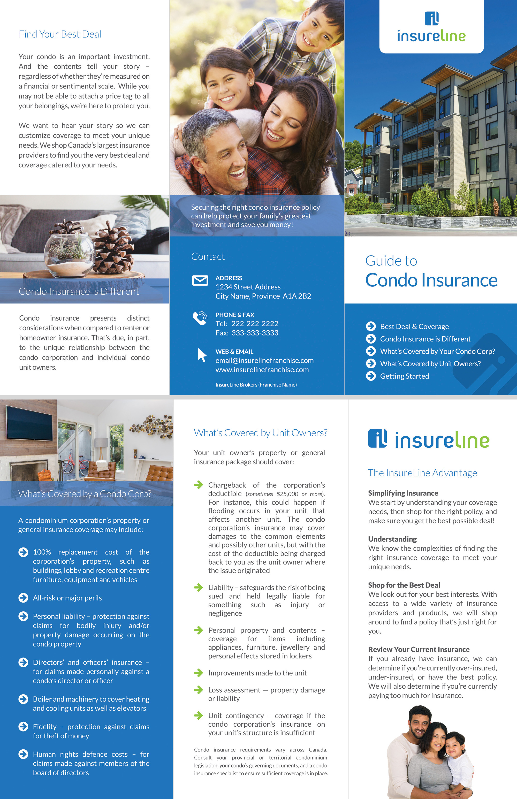 Condo insurance brochure
