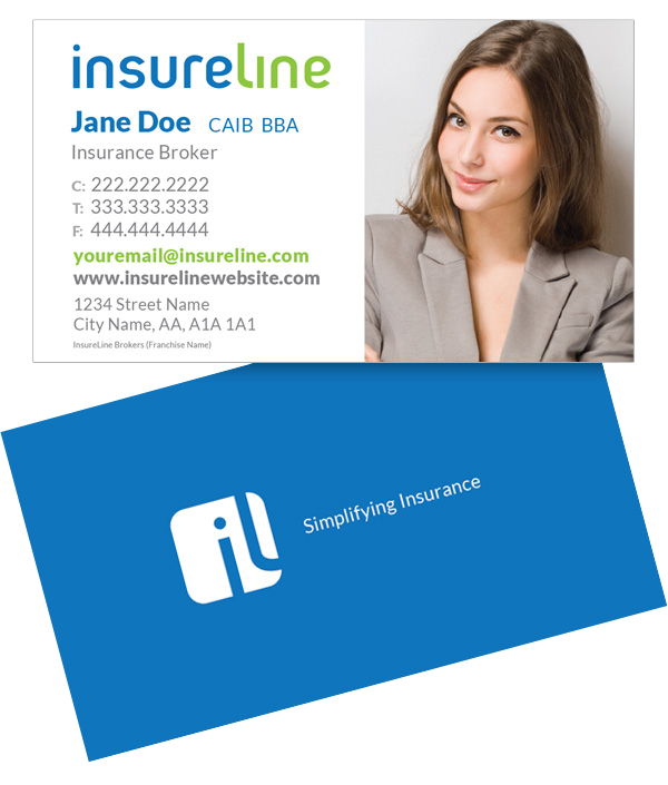 Business card with photo